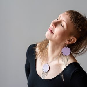 HANDMADE Awesome & Little Loud korvakorut, lila