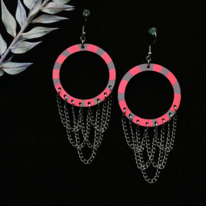 HANDMADE Happy & So Fabulous korvakorut, lila-neon