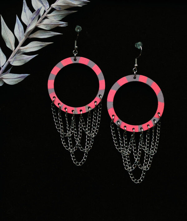 HANDMADE Happy & So Fabulous korvakorut, lila-neon