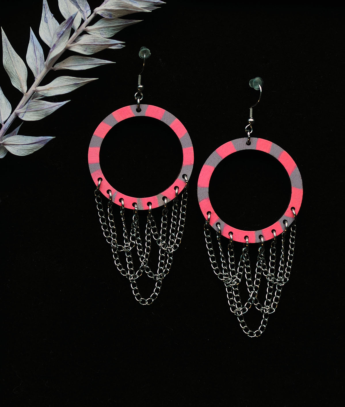 HANDMADE Happy & So Fabulous korvakorut, lila-neon