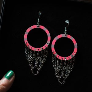 HANDMADE Happy & So Fabulous korvakorut, lila-neon