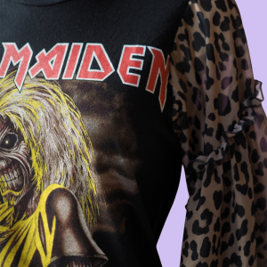 UPCYCLED Iron Maidenin paita