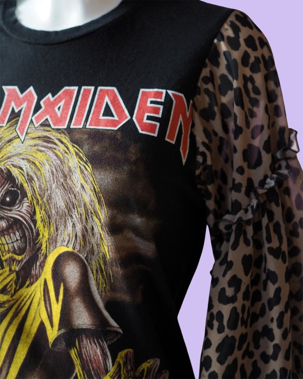 UPCYCLED Iron Maidenin paita