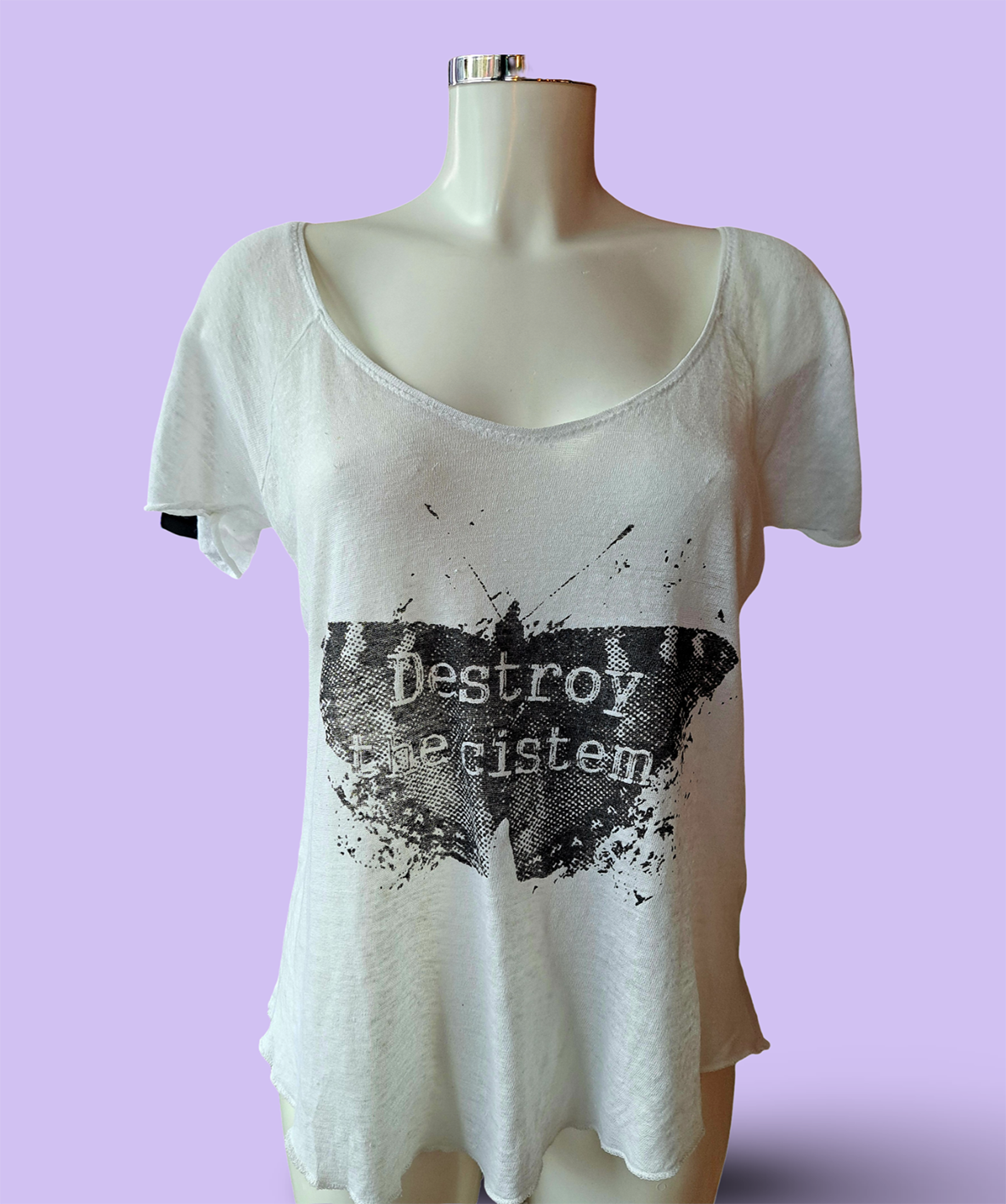 SECOND HAND "Destroy the cistem" t-paita