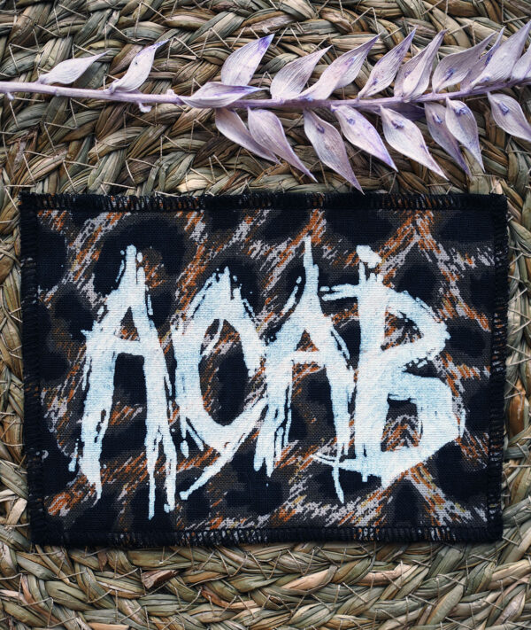 ROSKA ART "ACAB" - kangasmerkki - eri värejä