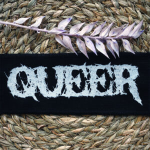 ROSKA ART "Queer" - kangasmerkki, musta