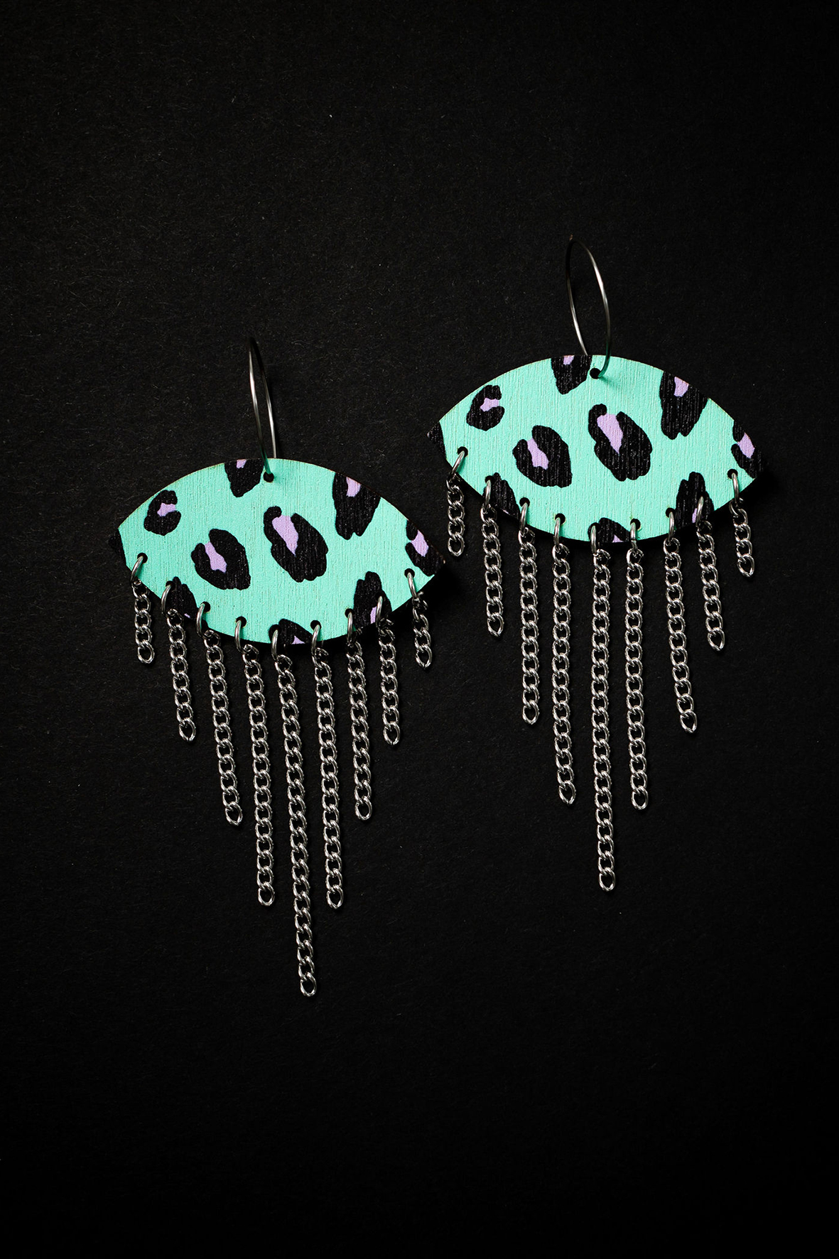 HANDMADE Let'em Stare korvakorut, minttu-leo - Image 2