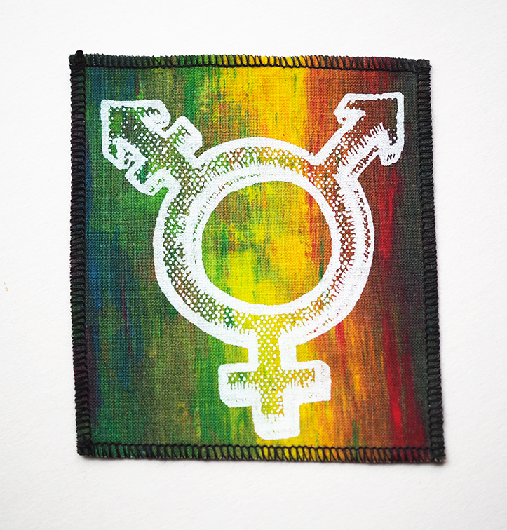 ROSKA ART "Trans" - kangasmerkki - eri värejä - Image 3