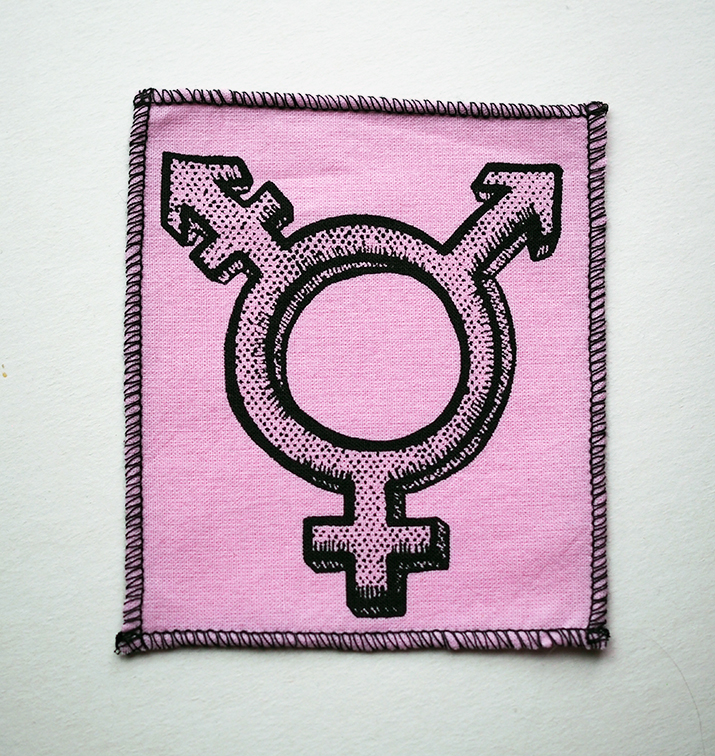 ROSKA ART "Trans" - kangasmerkki - eri värejä - Image 2